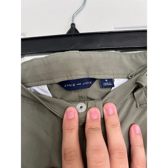 Janie and Jack Boys Green The Everywhere Quick Dry Short Size 18 - Picture 4 of 5